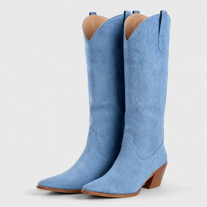 Anna | Women's Casual Knee High Cowboy Boots