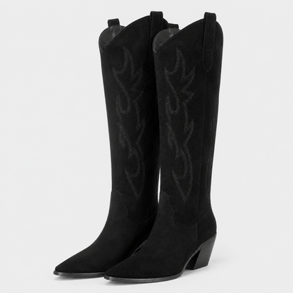 Anna | Women's Casual Knee High Cowboy Boots