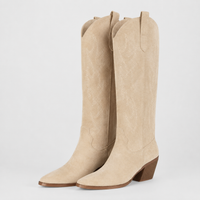 Anna | Women's Casual Knee High Cowboy Boots
