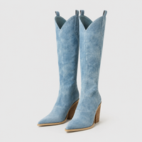 Lucy | Women’s Casual Knee High Cowboy Boots